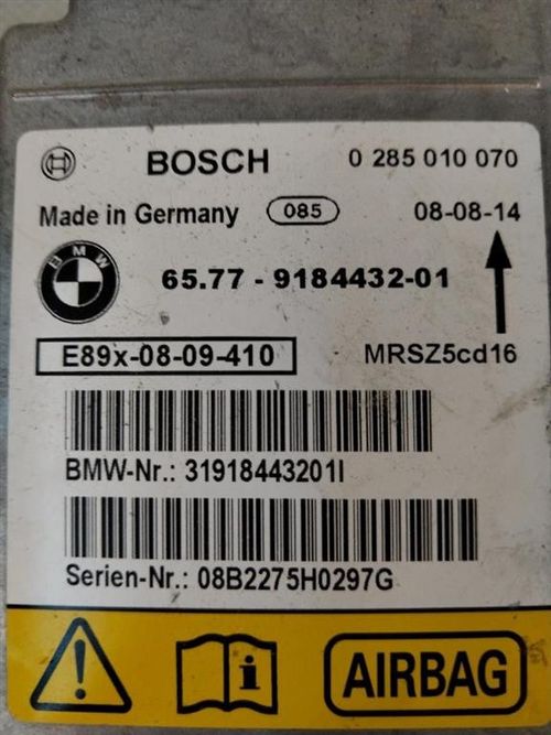 Centralina Airbag BMW Serie 1 Serie (E87) (04>07)