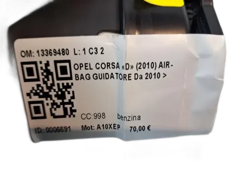 Airbag Volante OPEL Corsa D 5P 2° Serie