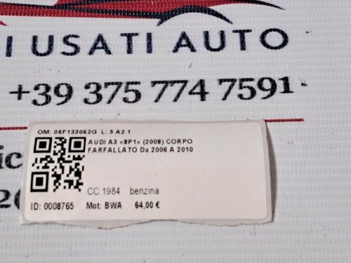 Corpo Farfallato AUDI A3 Sportback (8PA) (08>15)