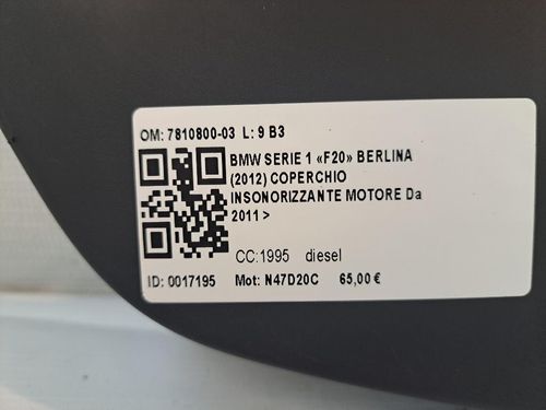 Coprimotore BMW Serie 1 F20 (11>19)