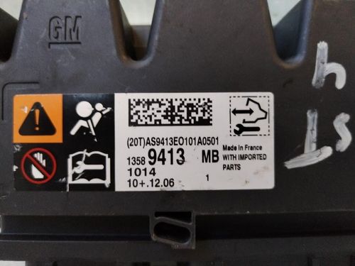 Centralina Airbag OPEL Astra J