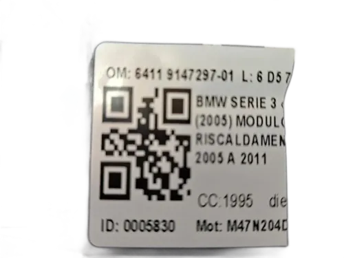 Comandi Clima BMW Serie 3 E90 Berlina