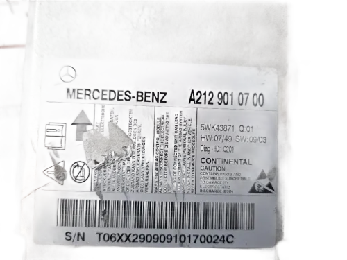 Centralina Airbag MERCEDES Classe E Berlina W212