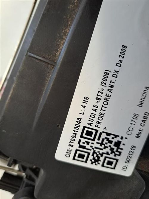 Faro anteriore Destro AUDI A5 Berlina Serie (8T3) (07>)