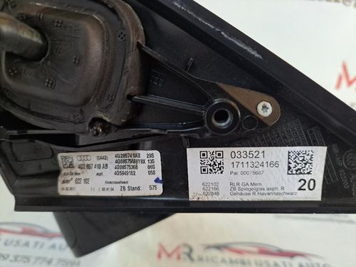 Specchietto Retrovisore Destro AUDI A6 Allroad Serie C7 (4GH) (12>)