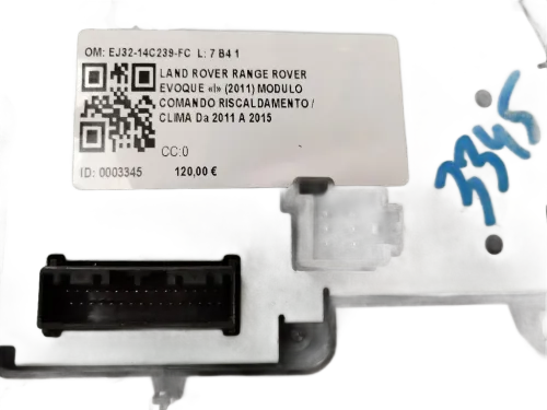 Comandi Clima LAND ROVER Range Rover Evoque 1° Serie