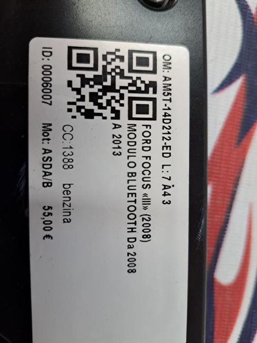 Centralina bluetooth telefono FORD Focus Berlina 3° Serie