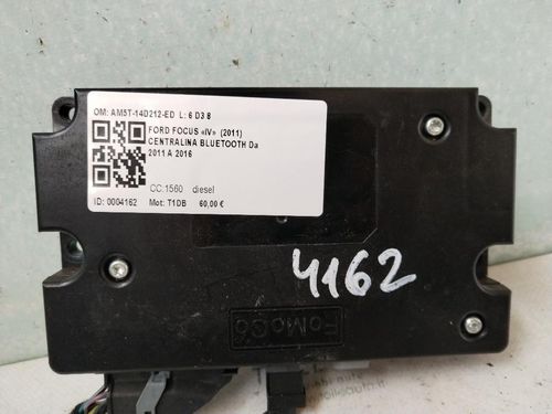 Centralina bluetooth telefono FORD Focus Berlina 5° Serie