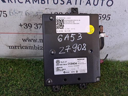 Centralina bluetooth telefono VOLKSWAGEN Scirocco Serie (137) (08>14)