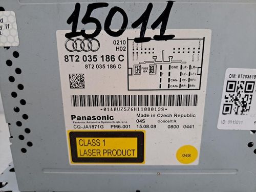 Autoradio AUDI A4 Berlina (07>10)