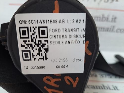 Cintura di sicurezza anteriore destra FORD Transit Serie (06>14)