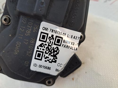 Corpo Farfallato BMW X3 2° Serie