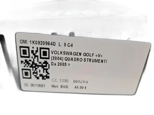 Quadro tachigrafo VOLKSWAGEN Golf 5 Berlina (03>08)
