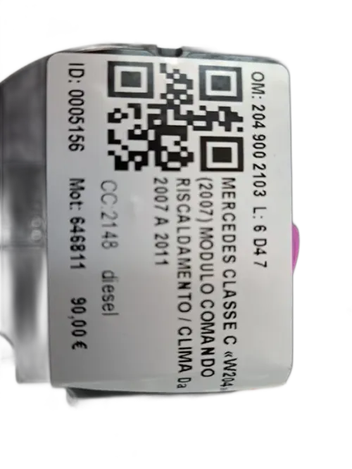 Comandi Clima MERCEDES Classe C Berlina W204