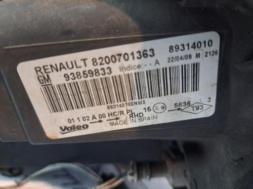 Faro anteriore Destro OPEL Vivaro Serie  (A) (06>14)