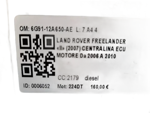 Centralina motore LAND ROVER Freelander 3° Serie