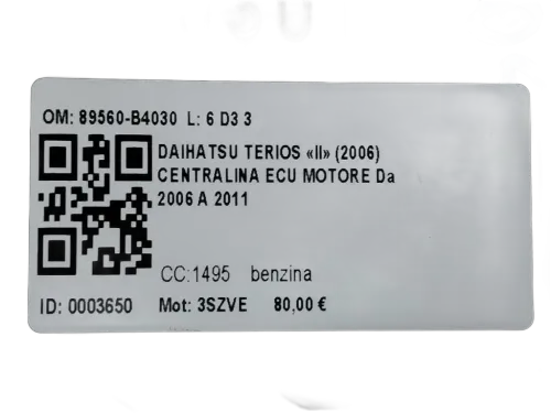 Centralina motore DAIHATSU Terios 2° Serie
