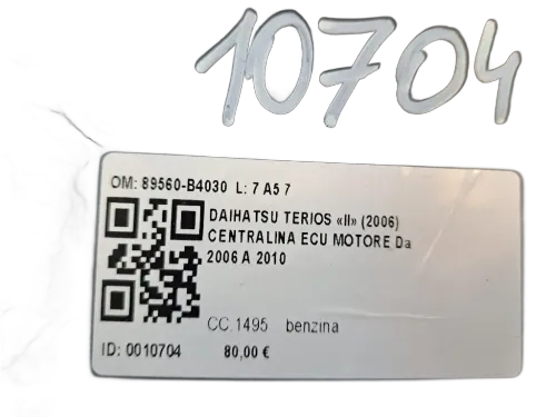 Centralina ECU DAIHATSU Terios 2° Serie
