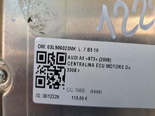 Centralina motore AUDI A5 Sportback (8TA) (09>)