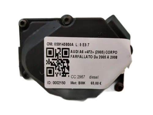 Corpo Farfallato AUDI A6 Avant Serie C6 (4F5) (04>12)