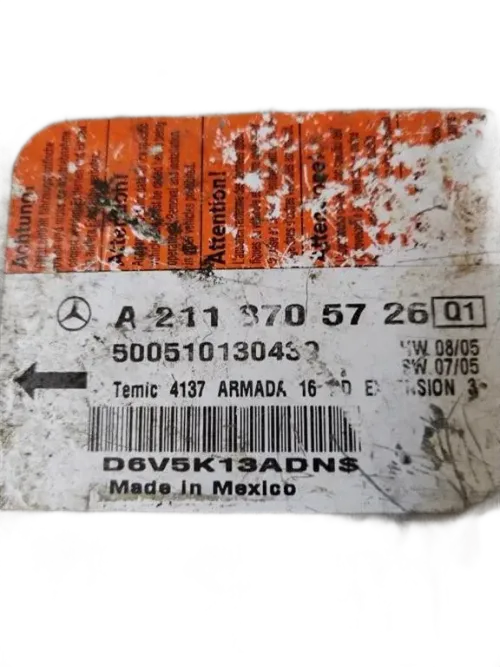 Centralina Airbag MERCEDES Classe E Berlina W211 2° Serie