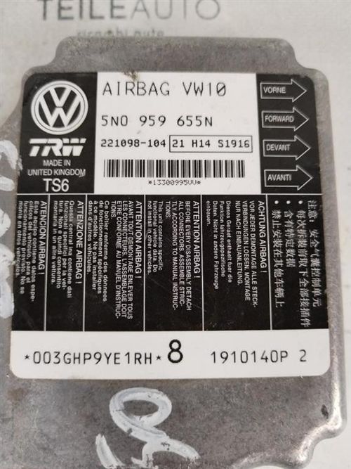 Centralina Airbag VOLKSWAGEN Passat Berlina 4° Serie