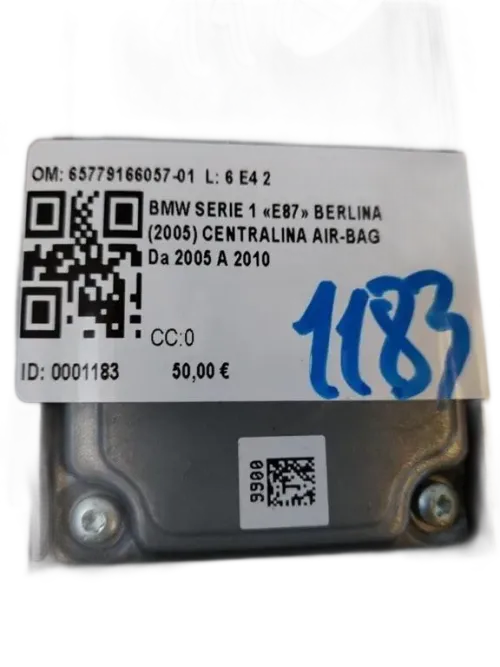 Centralina Airbag BMW Serie 1 Serie (E87) (04>07)