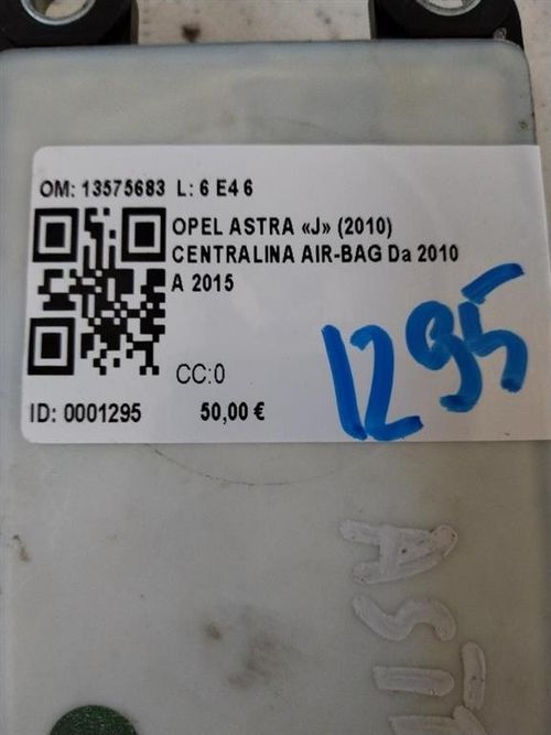 Centralina Airbag OPEL Astra J