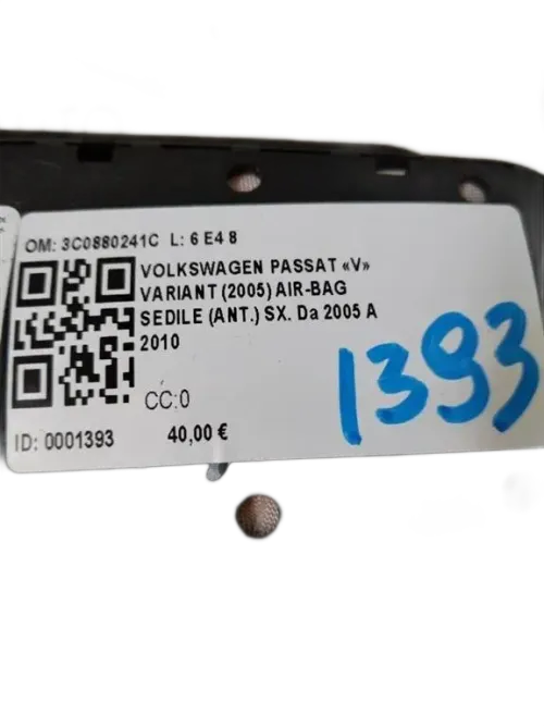 Airbag sedile sinistro lato guida VOLKSWAGEN Passat Variant 4° Serie