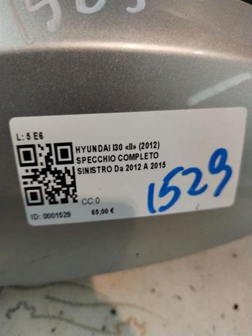 Specchietto Retrovisore Sinistro HYUNDAI i30 Serie (12>18)