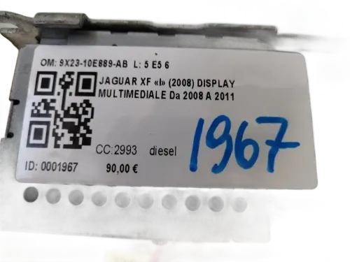 Display multifunzione computer di bordo JAGUAR XF Serie (08>11)