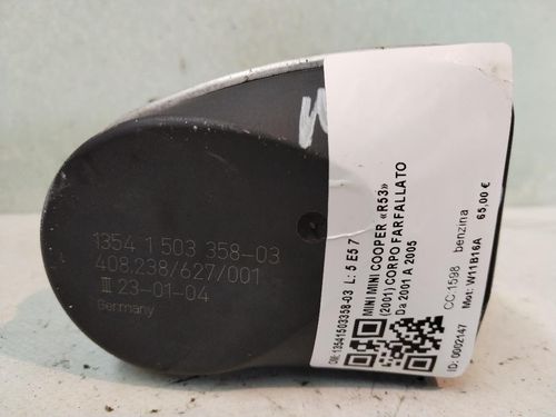 Corpo Farfallato MINI Cooper 1°  Serie