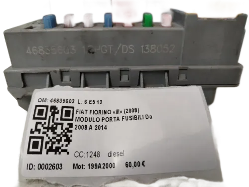 Centralina BCM FIAT Fiorino 2° Serie