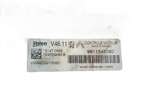 Centralina ECU PEUGEOT 208 Serie (12>19)