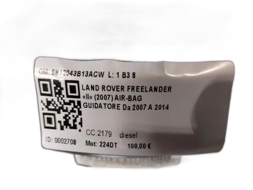Airbag Volante LAND ROVER Freelander 3° Serie