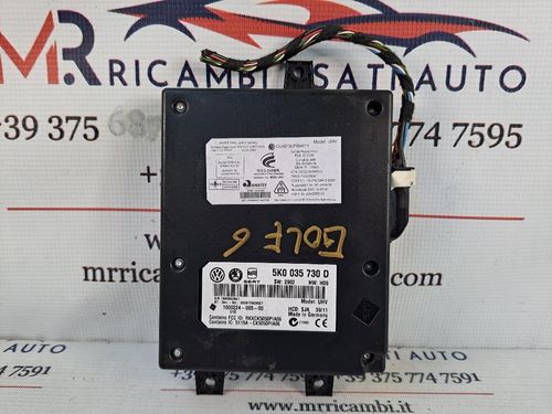 Centralina bluetooth telefono VOLKSWAGEN Golf 6 Berlina (08>12)