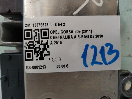Centralina Airbag OPEL Corsa D 3P 2° Serie