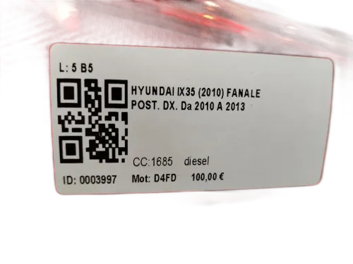 Stop fanale posteriore Destro HYUNDAI iX35 1° Serie