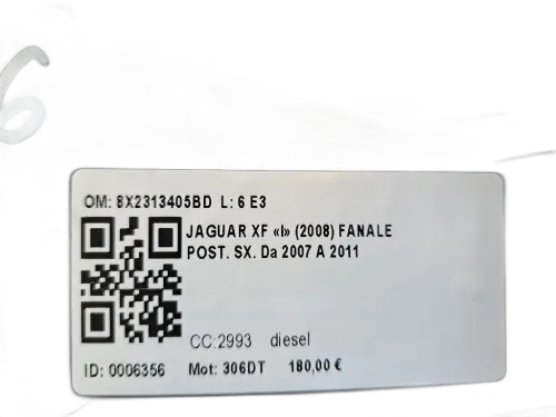Stop fanale Posteriore Sinistro JAGUAR XF Serie (08>11)