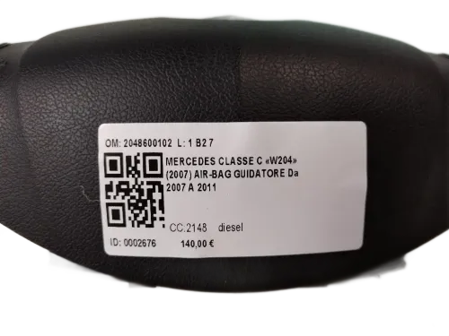 Airbag Volante MERCEDES Classe C Berlina W204