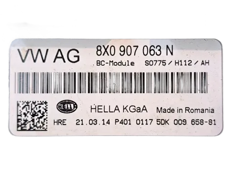 Centralina BCM AUDI A1 Serie (8X1) (10>14)