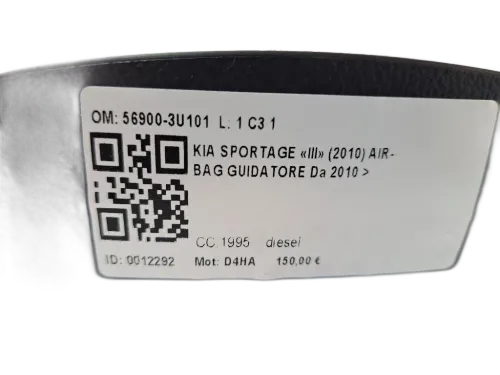 Airbag Volante KIA Sportage Serie (10>16)