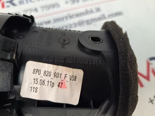 Bocchette Aria Cruscotto AUDI A3 Serie (8P1) (08>12)