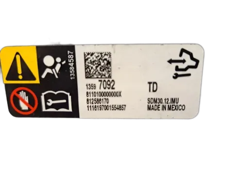 Centralina Airbag OPEL Corsa E 3° Serie