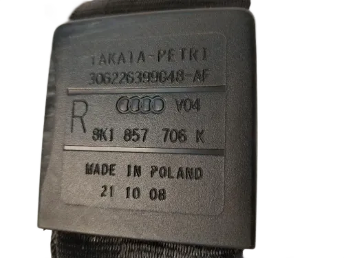 Cintura di sicurezza anteriore destra AUDI A4 Avant (8K5) (08>15)