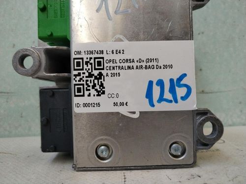 Centralina Airbag OPEL Corsa D 3P 2° Serie