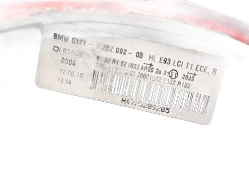 Stop fanale posteriore a LED Destro BMW Serie 3 E92 Coupé