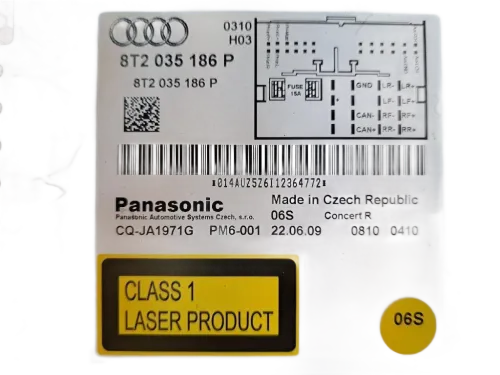 Autoradio AUDI A5 Berlina Serie (8T3) (07>)