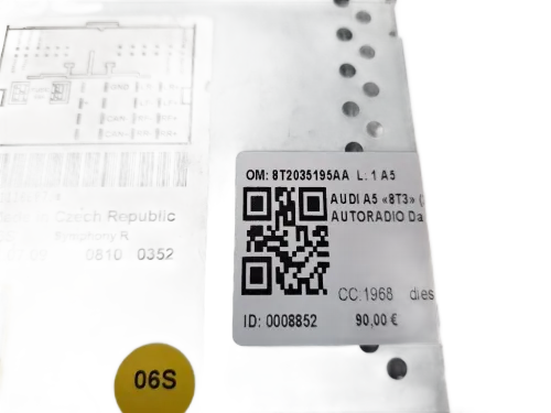 Autoradio AUDI A5 Berlina Serie (8T3) (07>)
