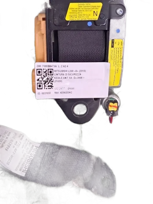Cintura di Sicurezza Anteriore Sinistra MITSUBISHI L 200 4° Serie